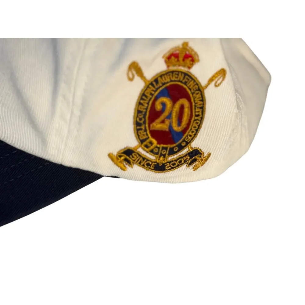 Polo Ralph Lauren Big Pony 20th Anniversary “SQ 3 RL” Hat – White